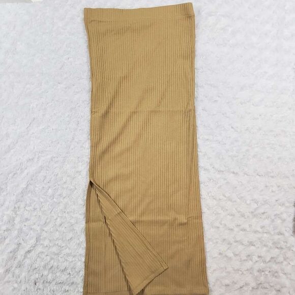 French Connection Stretch Pencil Cut Below the Knee Skirt with Side Slit Size Sm - Picture 1 of 7